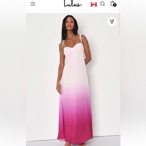 Ombré lulus dress